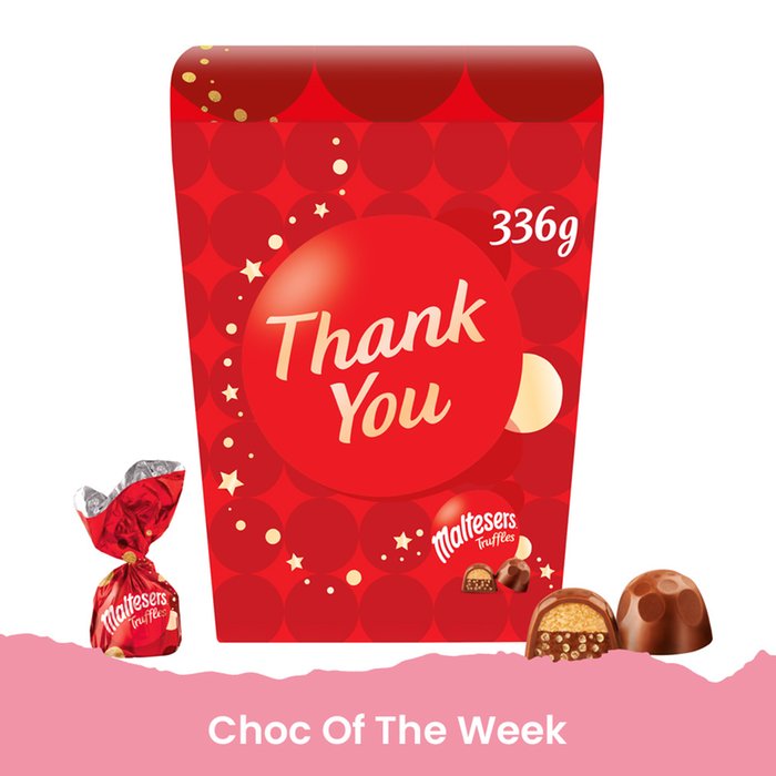 Maltesers Truffles 'Thank You' Gift Box 336g
