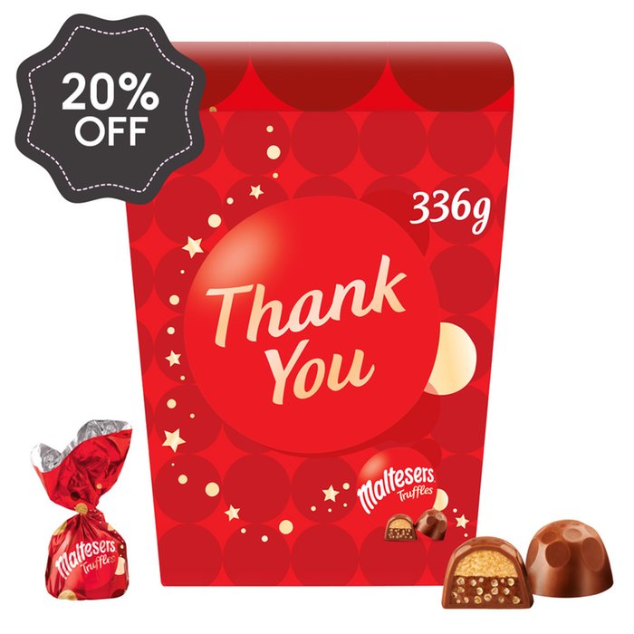 Maltesers Truffles 'Thank You' Gift Box 336g