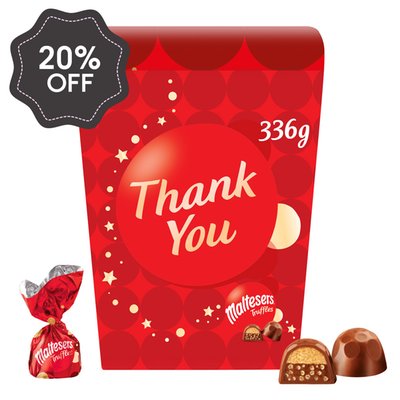 Maltesers Truffles 'Thank You' Gift Box 336g