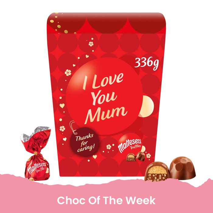 Maltesers Chocolate Truffles 'I Love You Mum' Gift Box 336g