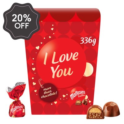 Maltesers Truffles 'I Love You' Gift Box 336g