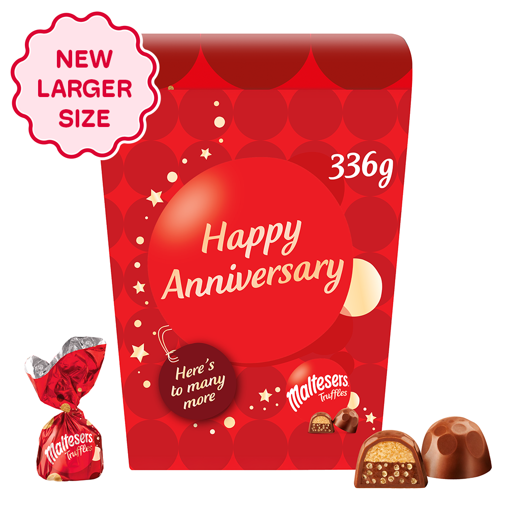 Maltesers Truffles 'happy Anniversary' Gift Box 336G