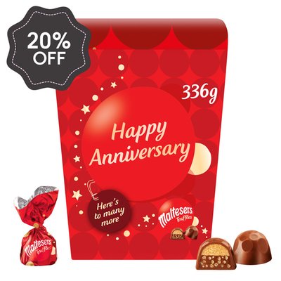 Maltesers Truffles 'Happy Anniversary' Gift Box 336g