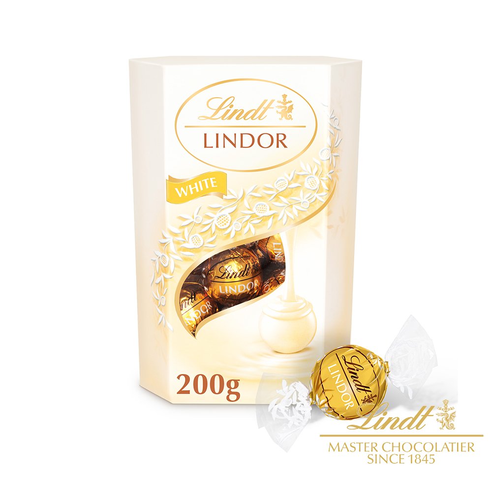 Lindor White Chocolate Truffles 200G