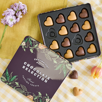 Cartwright & Butler Chocolate Praline Heart Selection