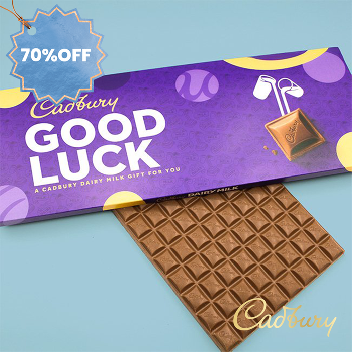Cadbury Dairy Milk Bar 'Good Luck' 850g