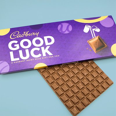 Cadbury Dairy Milk Bar 'Good Luck' 850g 