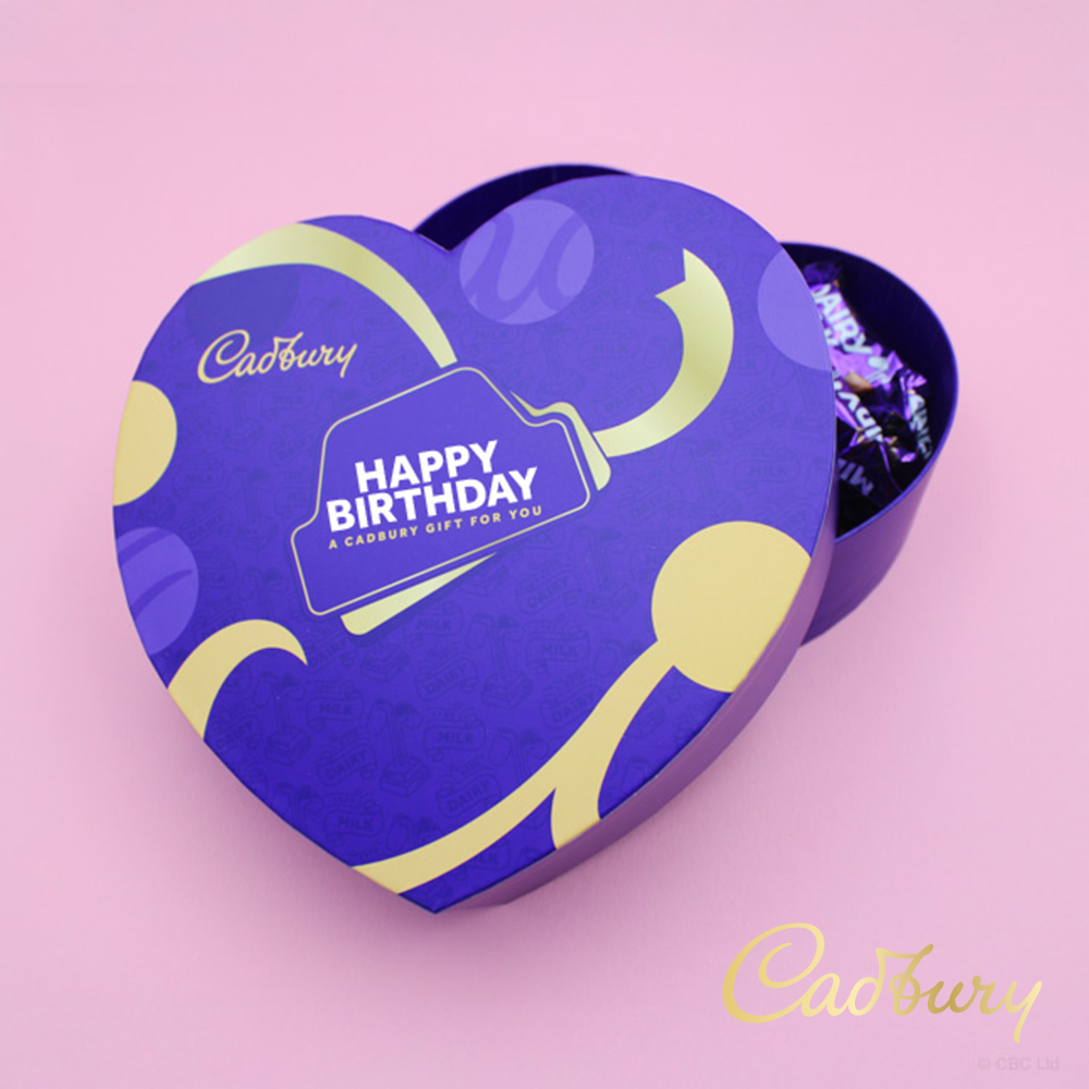 Cadbury Dairy Milk 'happy Birthday' Heart 380G
