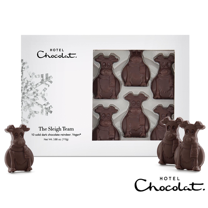 Hotel Chocolat Dark Chocolate Sleigh Team