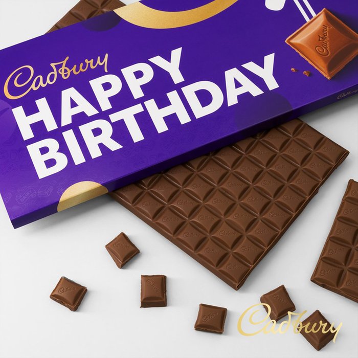 Cadbury Dairy Milk Happy Birthday Bar (850g)