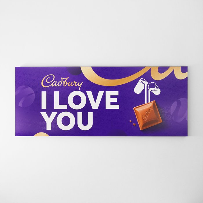 Cadbury Dairy Milk 'I Love You' Bar (850g)