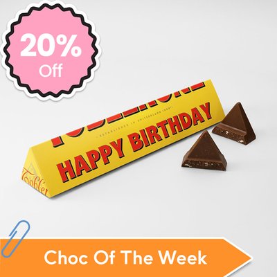 Happy Birthday Toblerone (360g)