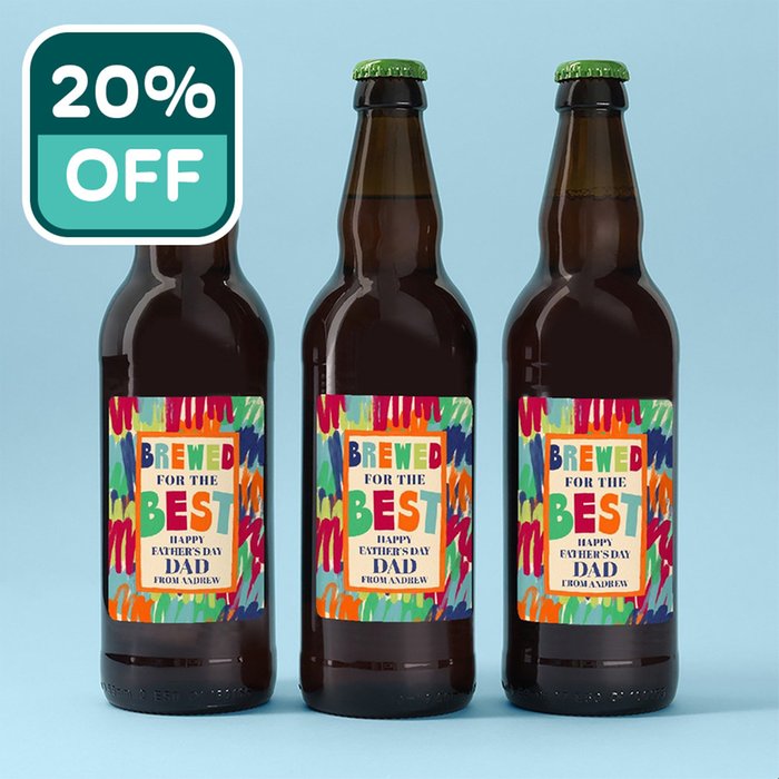 Brewed For The Best Dad Lager Trio 3 x 500ml