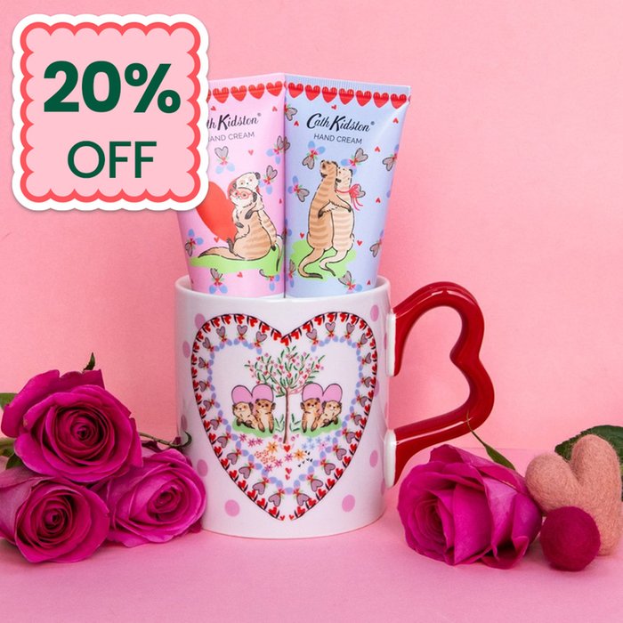 Cath Kidston Love Mug & Hand Cream Duo