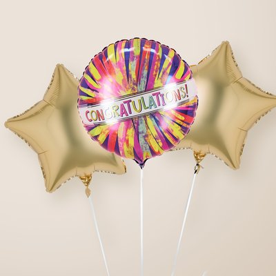 Congratulations Balloon Trio