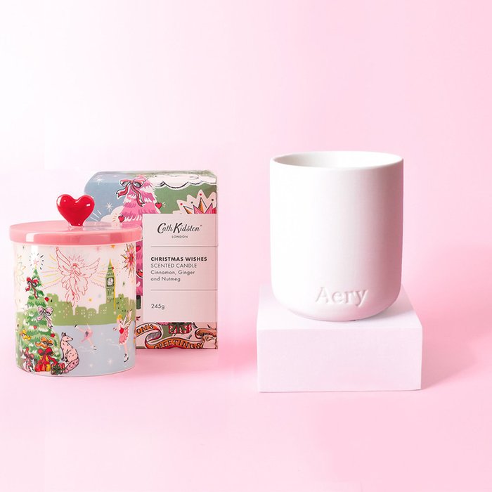 Christmas Tree Candle Gift Set