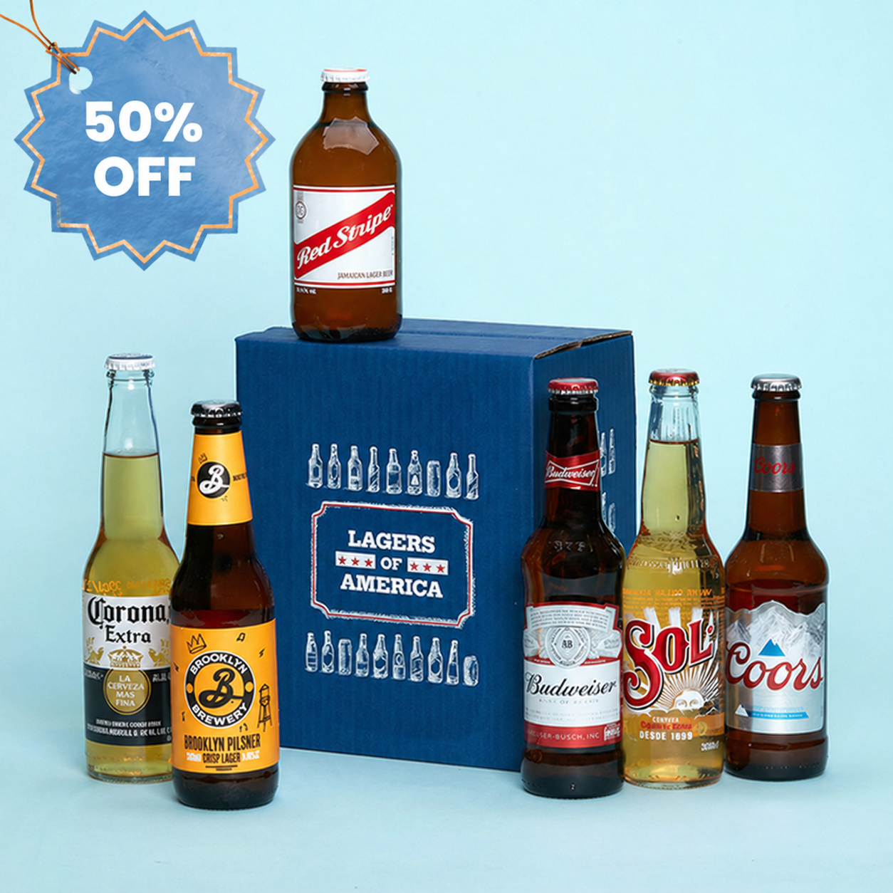 Best Of British Beer Lagers Of America 6 X 330Ml