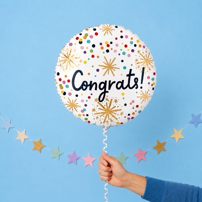 Confetti Sprinkle Congrats Balloon