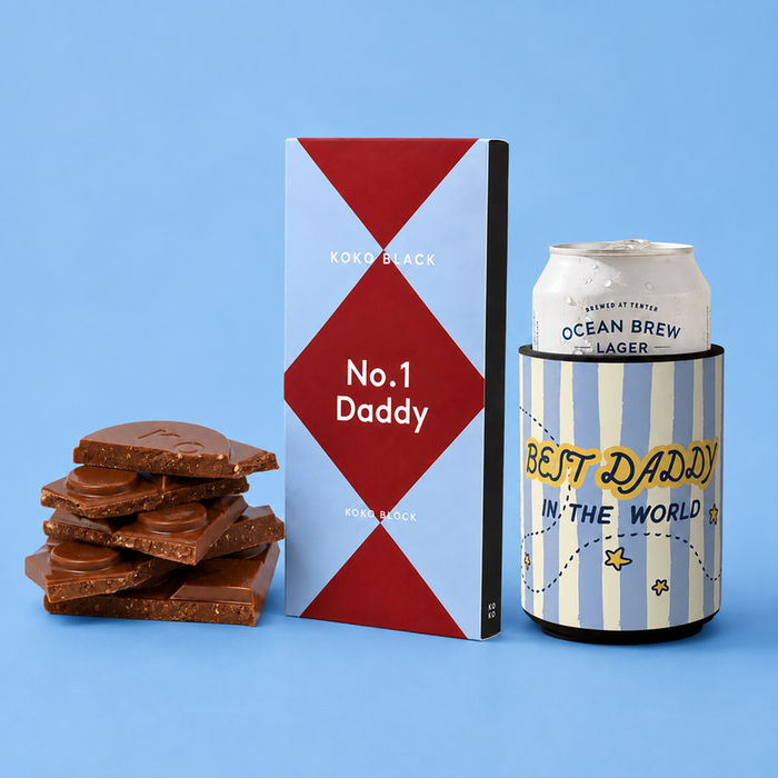 Daddy Stubby Holder & Koko Black Chocolate Gift Set