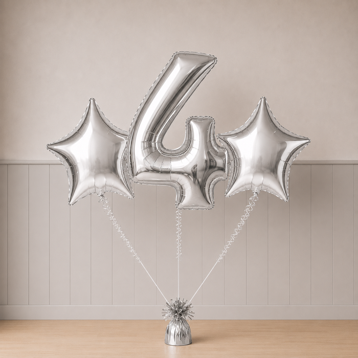 Giant Number 4 and Silver Star Trio