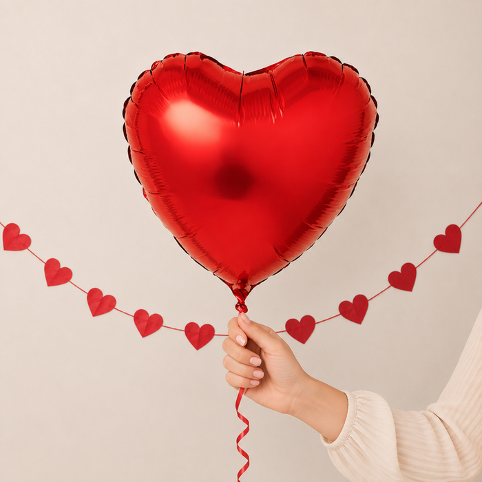 Red Heart Balloon