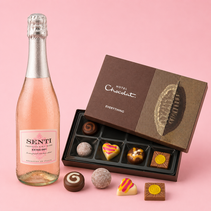Everything Box 6 Pack & Senti Prosecco Rosé Extra Dry 75cl