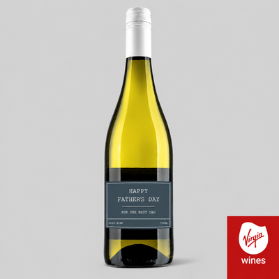 Personalised Happy Father's Day Pinot Grigio 75cl