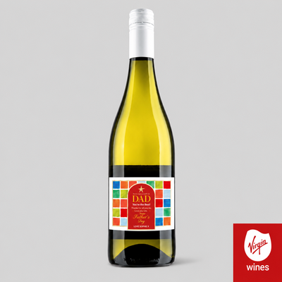 Personalised Cheers To You On Father's Day Pinot Grigio 75cl