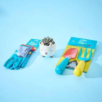Children's Fox Planter Gardening Kit