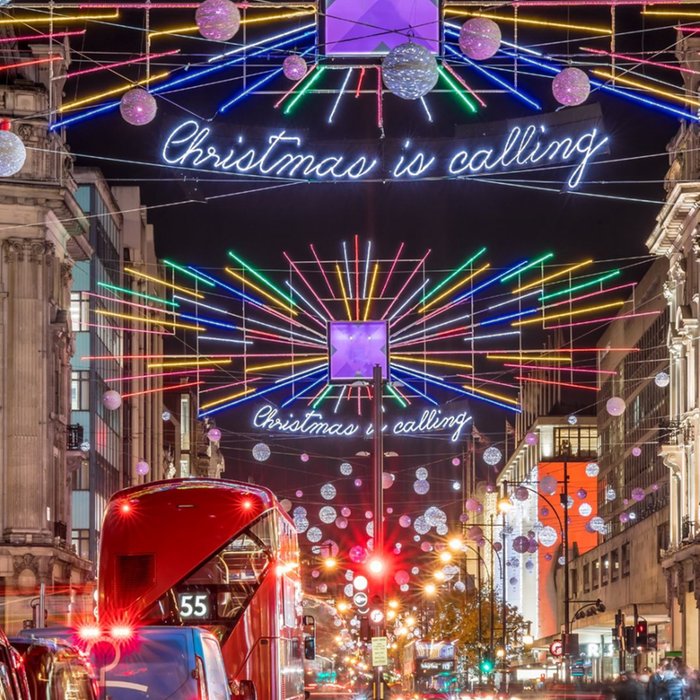 PG Tips Upper Deck Christmas Lights Afternoon Tea London Sightseeing Tour for Two Adults