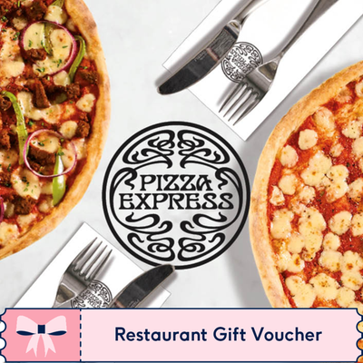 Pizza Express Three Course Meal for Two