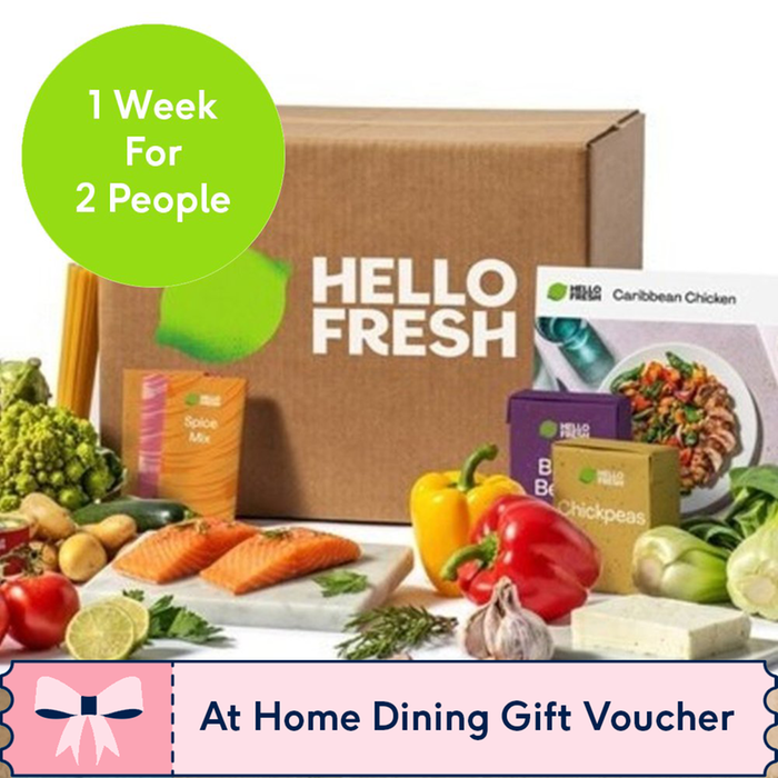 HelloFresh One Week Meal Kit with Three Meals for Two People