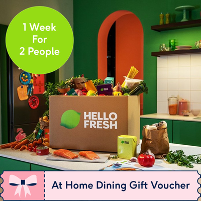 HelloFresh One Week Meal Kit with Four Meals for Two People