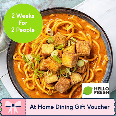 HelloFresh Two Week Meal Kit with Four Meals for Two People