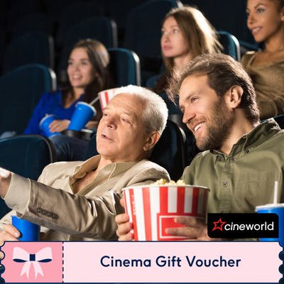 Cineworld Cinema Gift Voucher for Two with Snacks