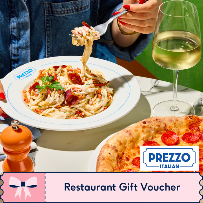 Prezzo Three Course Meal for Two