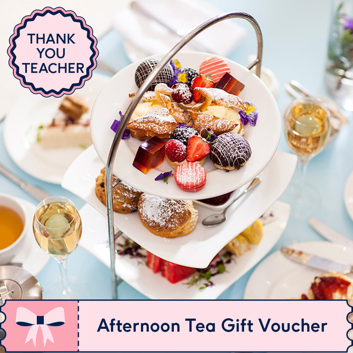 Thank You Teacher Luxury Afternoon Tea Gift Voucher