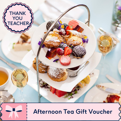 Thank You Teacher Luxury Afternoon Tea Gift Voucher for Two