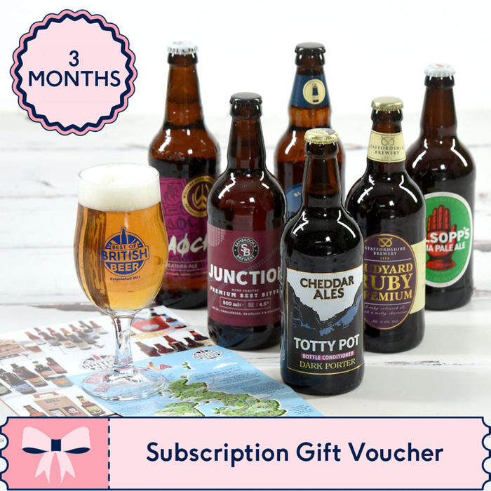 Best Of British 6 Pack Craft Beer Club 3 Month Subscription