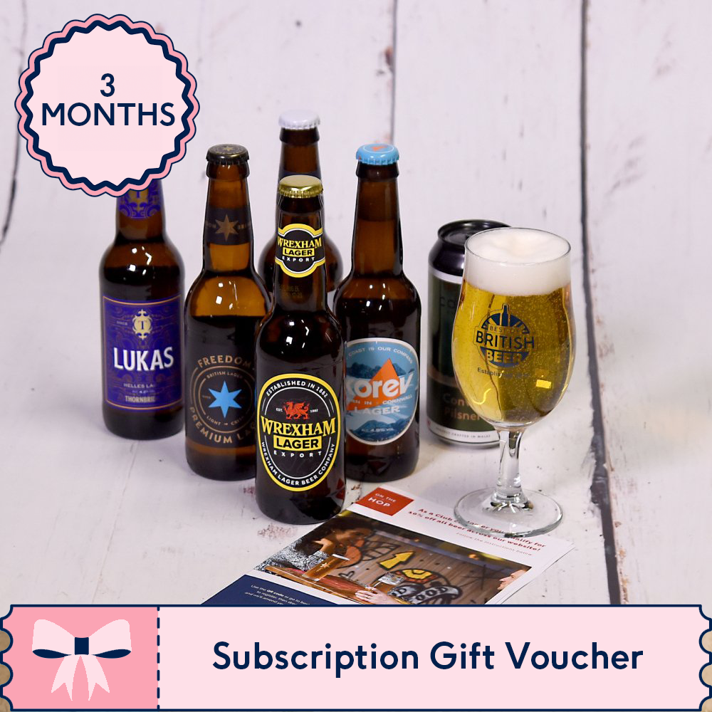 Best Of British Beer Best Of British 6 Pack Craft Lager Club 3 Month Subscription