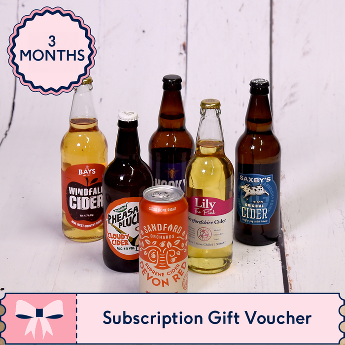 Best Of British 6 Pack Craft Cider Club 3 Month Subscription