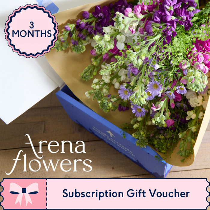 Three-Month Ethical Flower Subscription from Arena Flowers