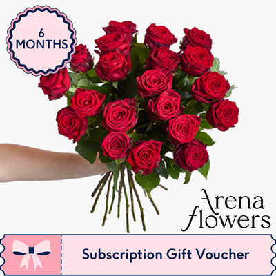 Six-Month Luxury Flower Subscription from Arena Flowers