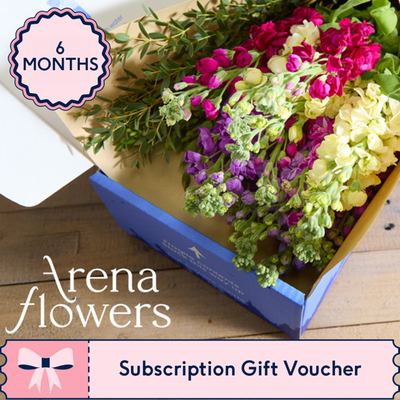 Six-Month Luxury Flower Subscription from Arena Flowers
