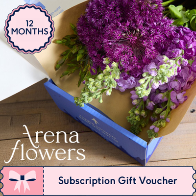 12-Month Ethical Flower Subscription from Arena Flowers