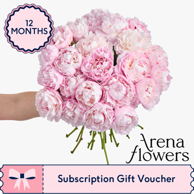 12-Month Luxury Flower Subscription from Arena Flowers
