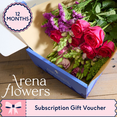 12-Month Luxury Flower Subscription from Arena Flowers