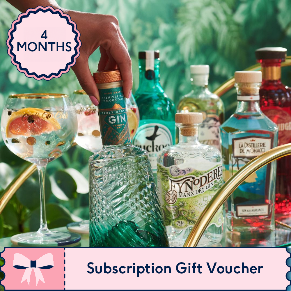 Best Of British Beer Craft Gin Club Monthly Gin Box For Four Months