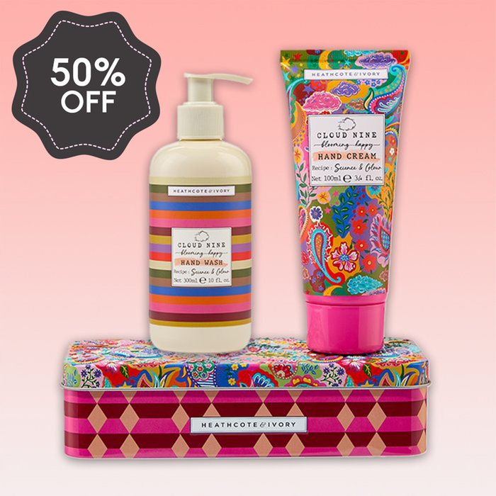 Cloud Nine Hand Cream Tin & Hand Wash