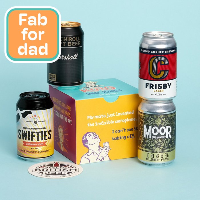 Dad Jokes Beer 4x 330ml Craft Lager